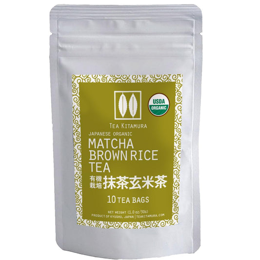 1N [Wholesale] Organic Matcha Brown RiceTea (10 Tea Bags) 抹茶入り玄米茶ティーバッグ