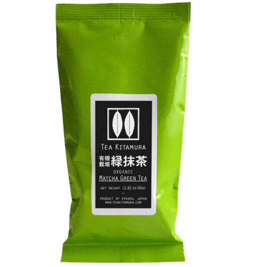 Tea Kitamura Organic Matcha Green Tea Leaf Package