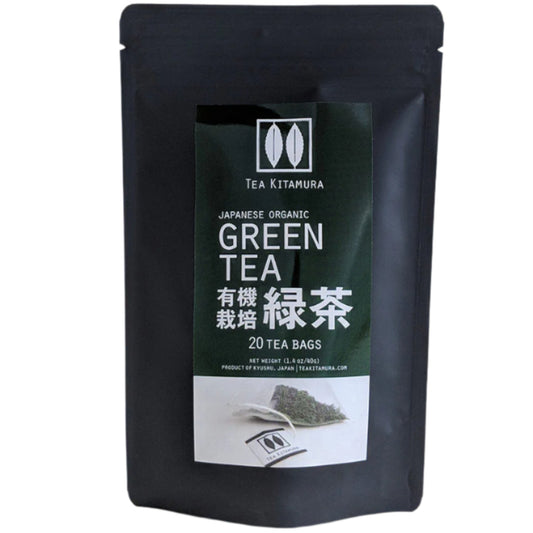 1F [Wholesale] Organic Green Tea (20 Tea Bags) 緑茶ティーバッグ